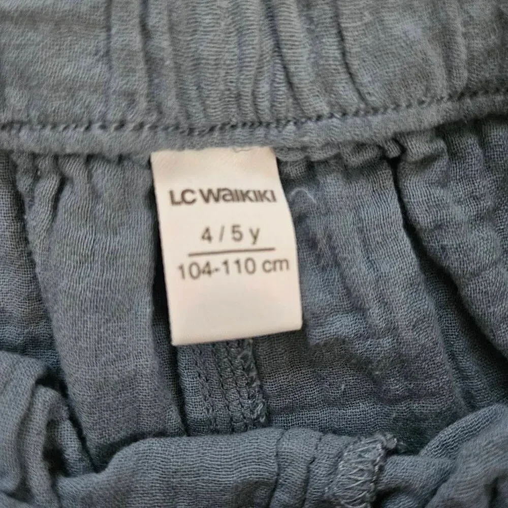 LC Waikiki Blue Shorts Outfit Set Size 4-5